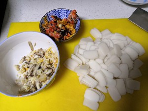 A bowl of extravagant New Year cake (crab flesh New Year cake) practice measure 3