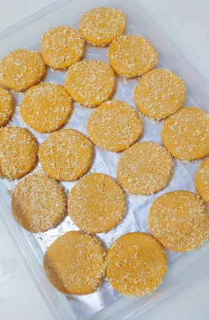 Sweet the pumpkin cake of soft glutinous, super- exceed delicious (simply? ? ω ? ) ? Hey! practice measure 8