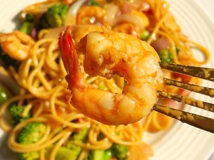 Reduce fat | Delicate the Italy of shrimp sauce shelled fresh shrimps of low fat the practice measure of the face 6