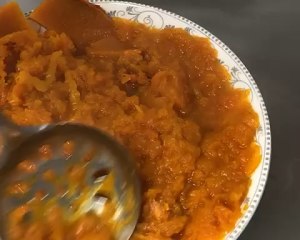 Soft continous is sweet and golden pumpkin relative wind (contain operation small video) practice measure 5