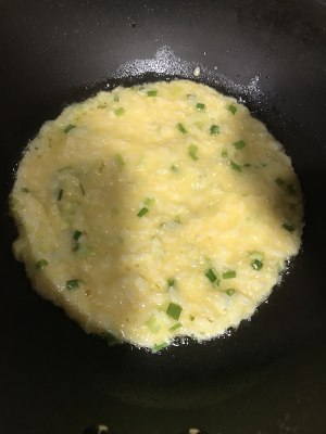 The practice measure of egg rice cake 5
