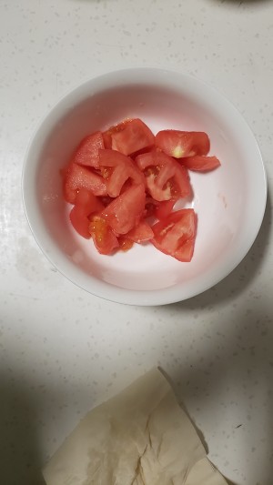 The practice measure of meal of tomato potato stew 1