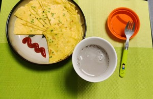 The practice measure of cake of quick worker thin egg 9