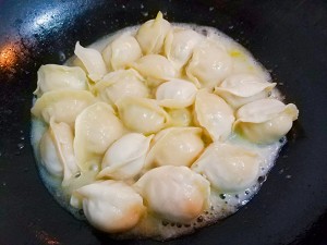 The practice measure of quick-freeze decoct dumpling 3