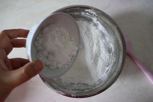 [cake] the suckles ~ of aromatic rice steamed sponge cake practice measure of white soft 3