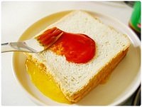 [sandwich of 1 minute of eggs] the practice measure of microwave dawdler breakfast 6