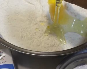 The practice measure of steamed bread of anhydrous grandma sweet egg 2