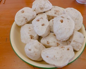 Steamed bread novice does exceed the walnut steamed bread that can take 5 simply / the practice measure of walnut steamed stuffed bun 9