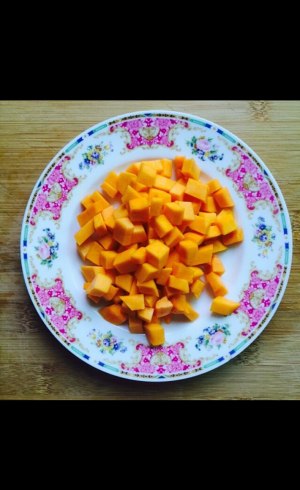The practice measure of congee of the pumpkin that raise a stomach 3