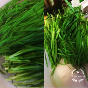 The practice measure that leek of dumpling of egg of quick worker leek does not give water to operate 2