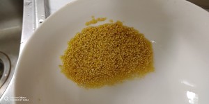 Defeat mural machine breakfast: The practice measure with pumpkin burnt millet 2