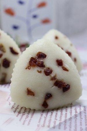 [cake] the suckles ~ of aromatic rice steamed sponge cake practice measure of white soft 8