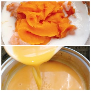 The practice measure of sweet potato milk 5