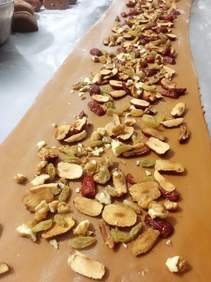 The practice measure of steamed bread of delicate brown sugar 3