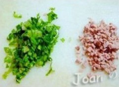 The practice measure of ham egg cake 1