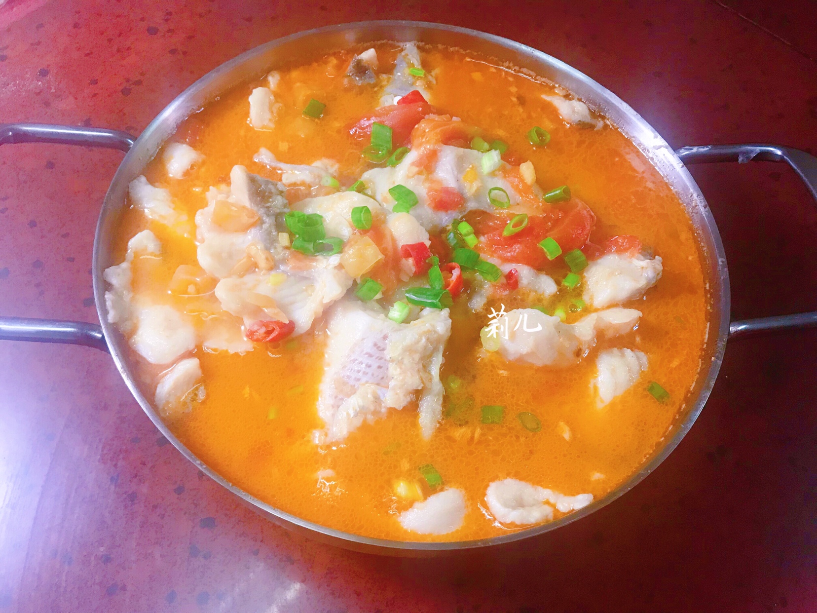 
The practice of fish of especially cool tomato acerbity soup