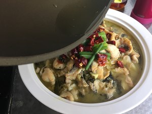 The practice measure of fish of pickled Chinese cabbage 23