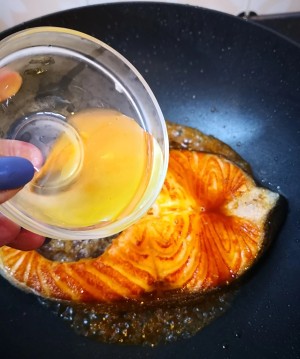 Take the practice step that burns asparagus of 3 article fish 7