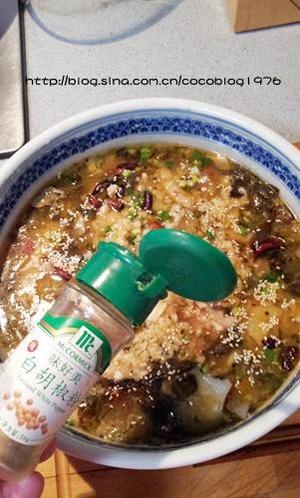 Fish of pickled Chinese cabbage (practice of the daily life of a family) practice measure 11