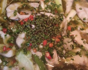 The practice measure of fish of any of several hot spice plants of bubble of green Chinese prickly ash 6