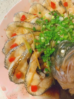 The daily life of a family is delicate, fish of spread its tail (steamed weever) practice measure 7