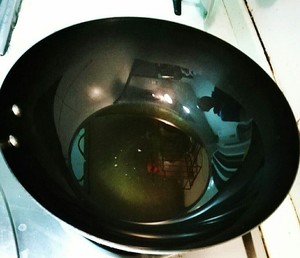 The practice measure of the fish of hemp hot water that boil 6