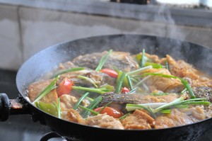 The practice measure of fish of bean curd stew 8