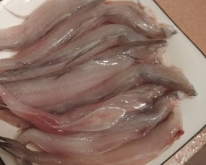 Fish of bean curd of braise in soy sauce (Bombay duck) practice measure 1