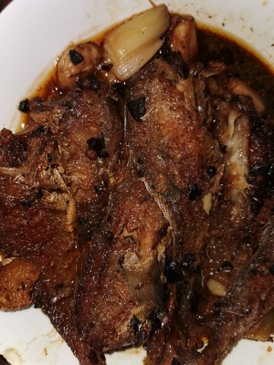 The practice measure of fish of small impurities of braise in soy sauce 10