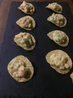 Potato of 3 article fish piece the practice measure of salad 4