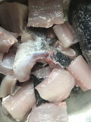 The practice measure of fish of boiler of boil in water for a while 9