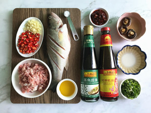 Fish of sauce of fresh sweet pork, annual and superabundant practice measure 1
