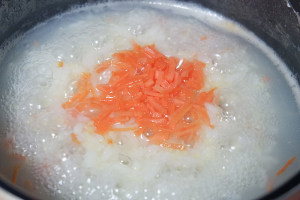 The practice measure of 10M+ of congee of double rice of miscellaneous greens of 3 article fish 3