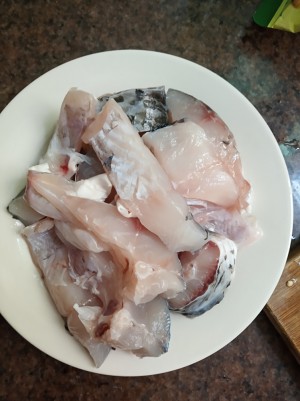 Delicious to lick dish the practice measure of    fish 1