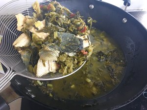 The practice measure of fish of pickled Chinese cabbage 19