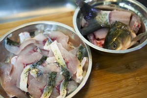 The practice measure of fish of pickled Chinese cabbage 1