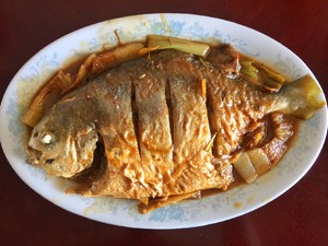 The practice measure of fish of braise in soy sauce of the daily life of a family 5
