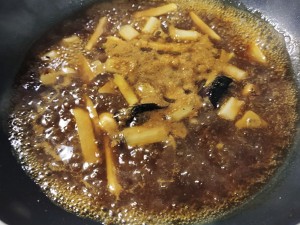 The practice measure of scad of braise in soy sauce 5