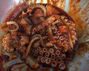 Han Shi is hot fry octopus (hot fry 8 ungual fish) practice measure 3