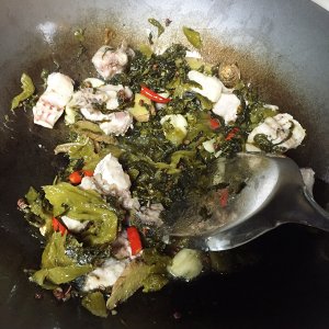 Fish of pickled Chinese cabbage (not easy accidentally drop) practice measure 2
