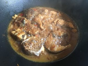 The practice measure of fish of braise in soy sauce 6