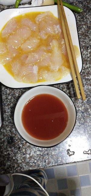 Fish of sweet-and-sour Ba Sha (sweet acerbity fish) practice measure 2