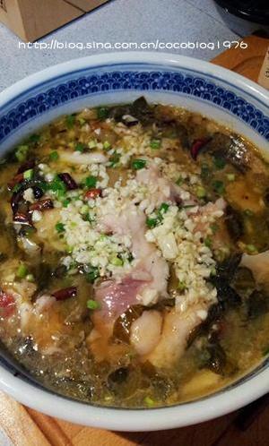 Fish of pickled Chinese cabbage (practice of the daily life of a family) practice measure 10