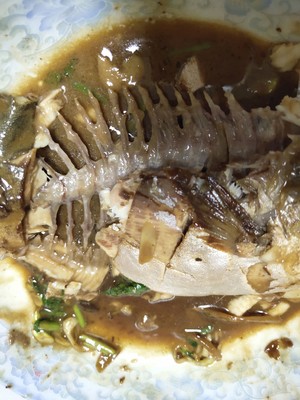 The practice step that Peng Dou takes you to do fish of prosperous of gold of braise in soy sauce 6