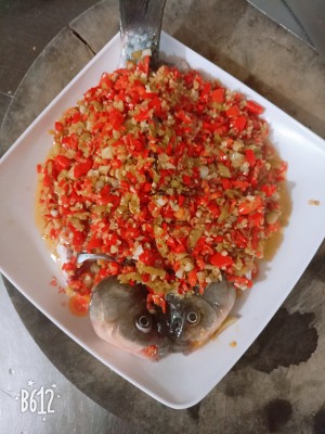 The practice measure of complete fish of chop any of several hot spice plants 2