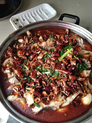 The practice measure of the fish of authentic Sichuan water that boil 12