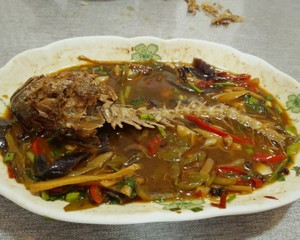 The practice measure of yellow croaker of braise in soy sauce 14