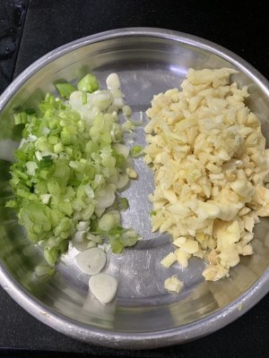 Alone the practice step that the door achieves fish of white Xian of garlic sweet decoct oneself 3