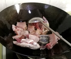 Fish of pickled Chinese cabbage of the daily life of a family (snakeheaded fish) practice measure 8
