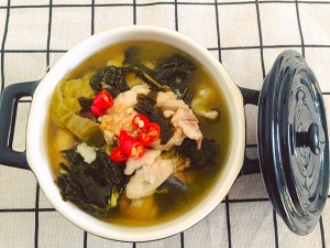 The practice measure of fish of pickled Chinese cabbage 13